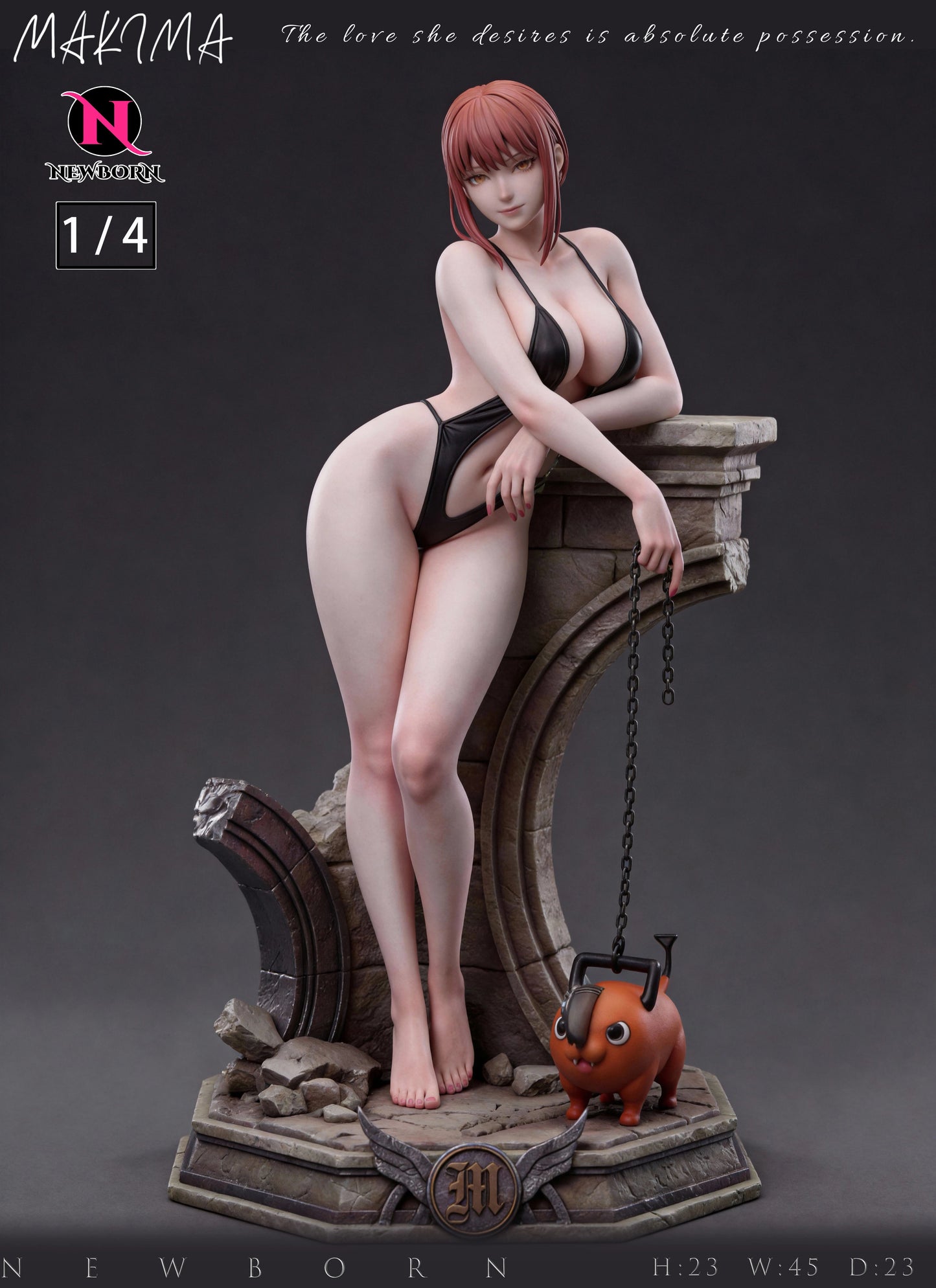 Preventa Resina Makima Figura Chainsaw Man NewBorn Estudio