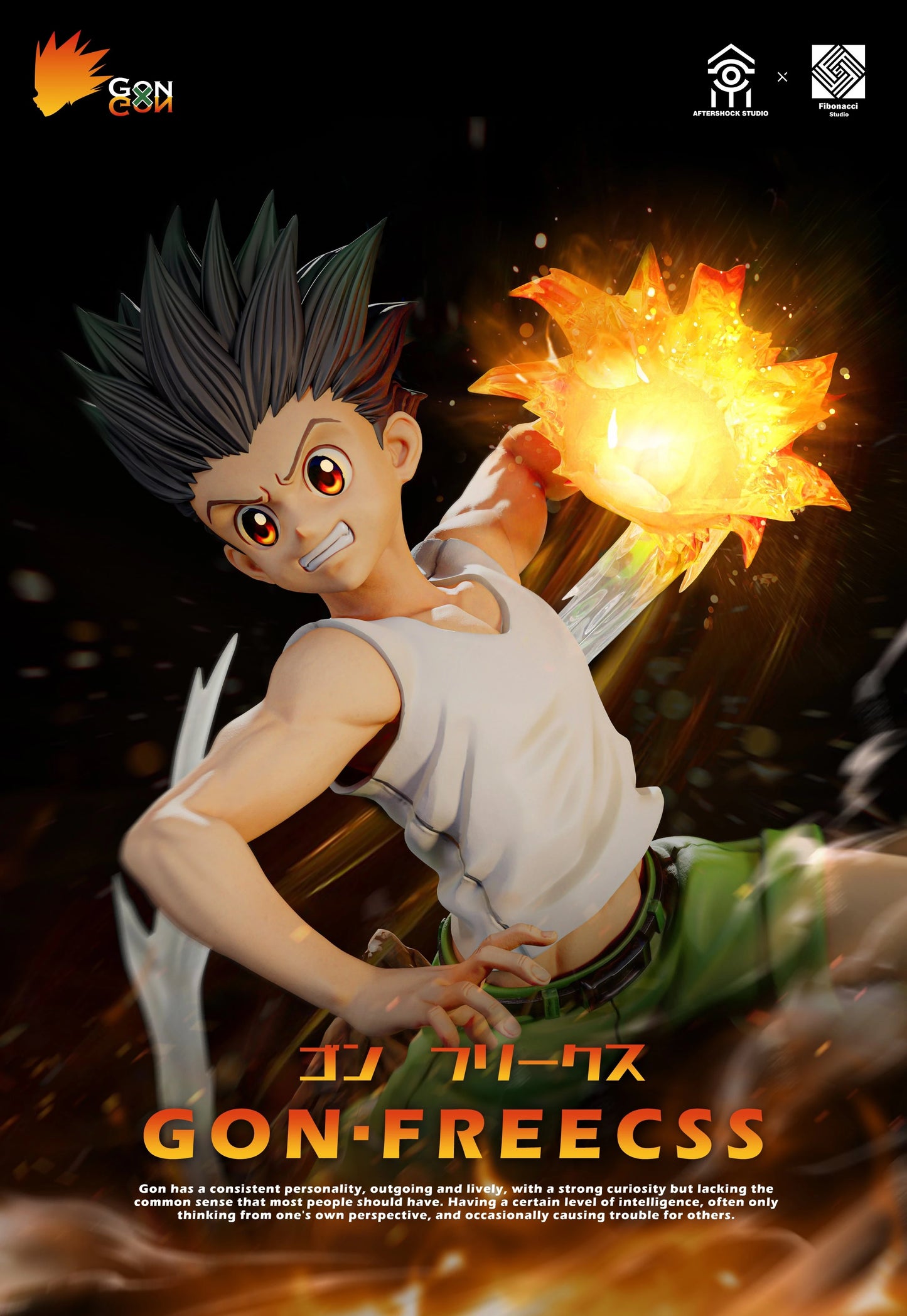 Preventa Resina Killua & Gon Figura Hunter x Hunter AfterShock & Fibonacci Estudio