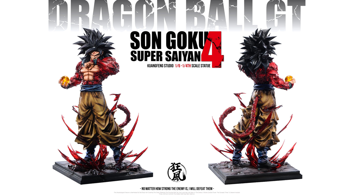 Preventa Resina Goku "SSJ4" Figura Dragon Ball Kuangfeng Estudio
