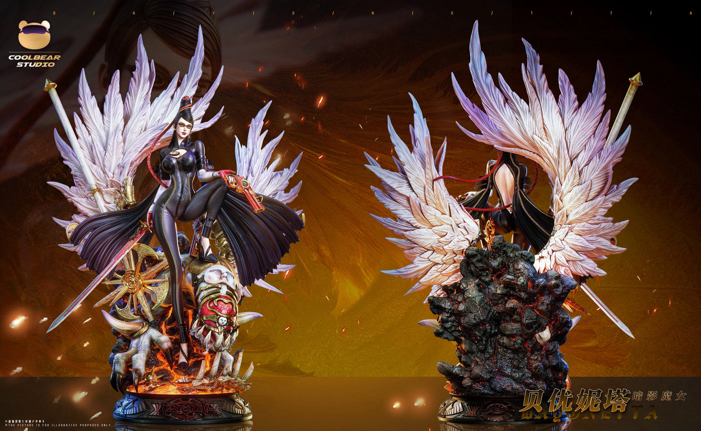 Preventa Resina Bayonetta Figura Bayonetta Coolbear  Estudio