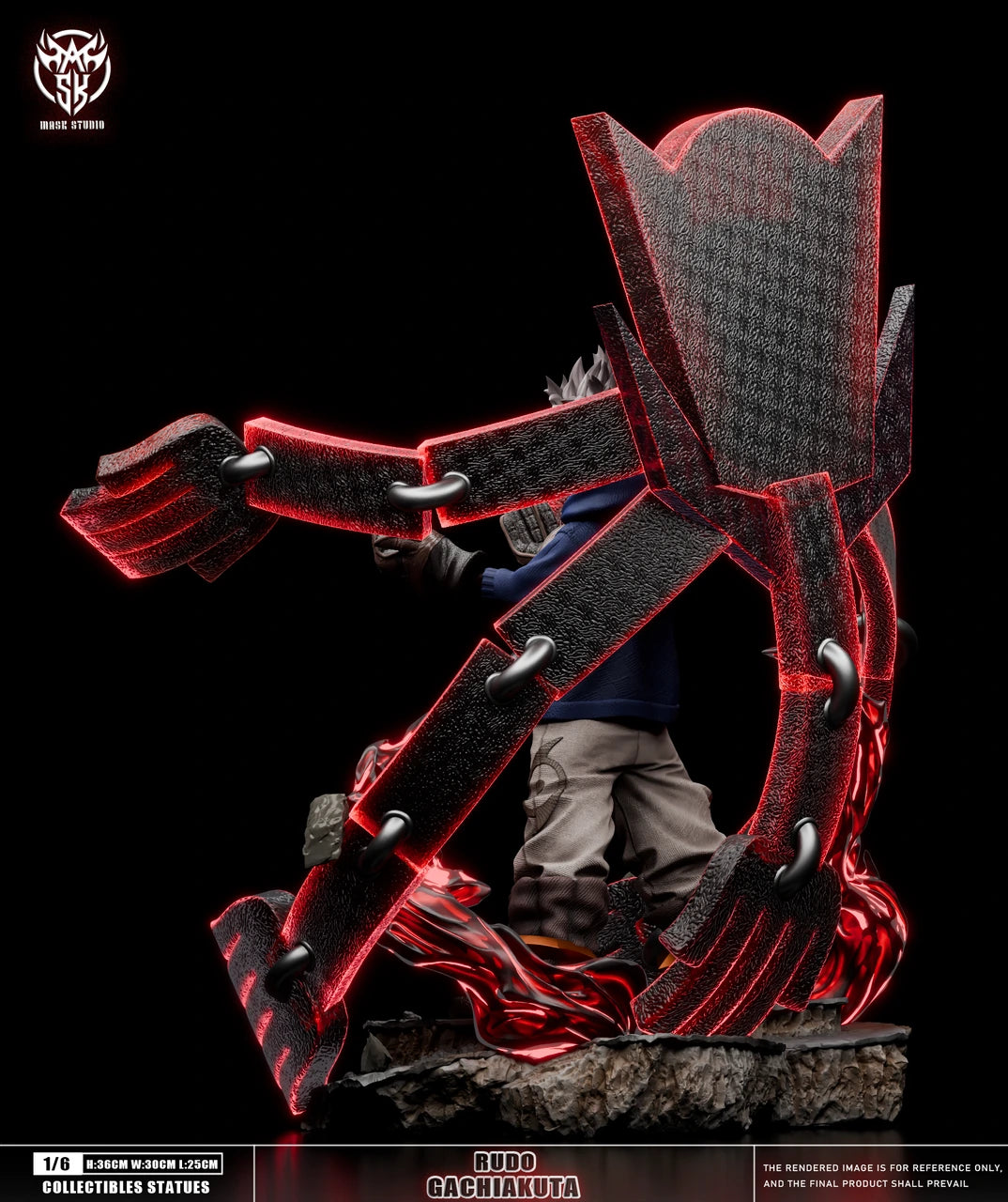Preventa Resina Surebrec Rudo Figura Gachiakuta Mask  Estudio