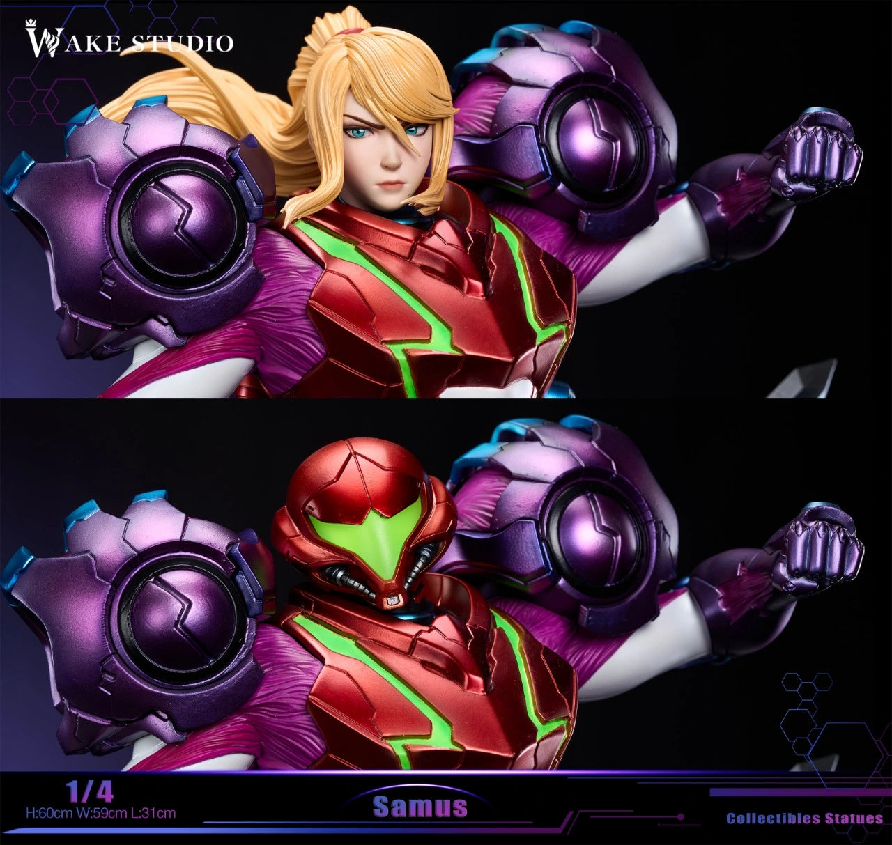 Preventa Resina Samus Figura Metroid Wake Estudio