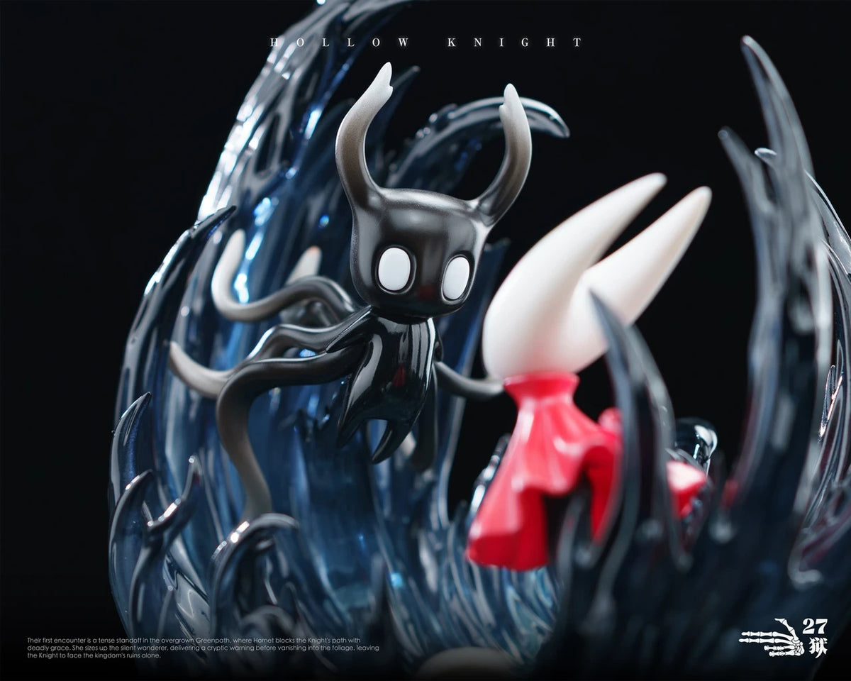 Preventa Resina Silksong y Knight  Figura Hollow Knight: Silksong 27Abyss Estudio