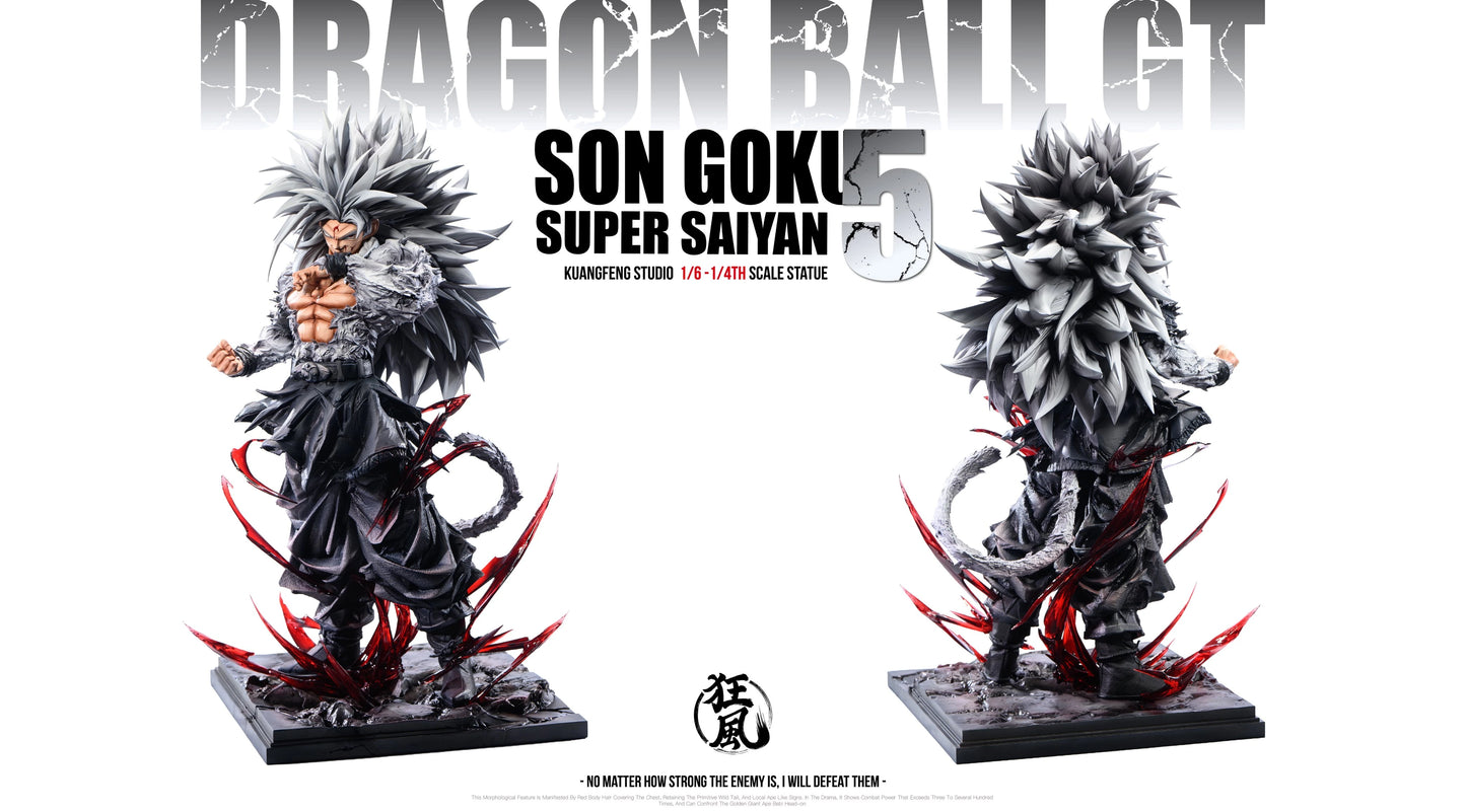 Preventa Resina Goku "SSJ4" Figura Dragon Ball Kuangfeng Estudio