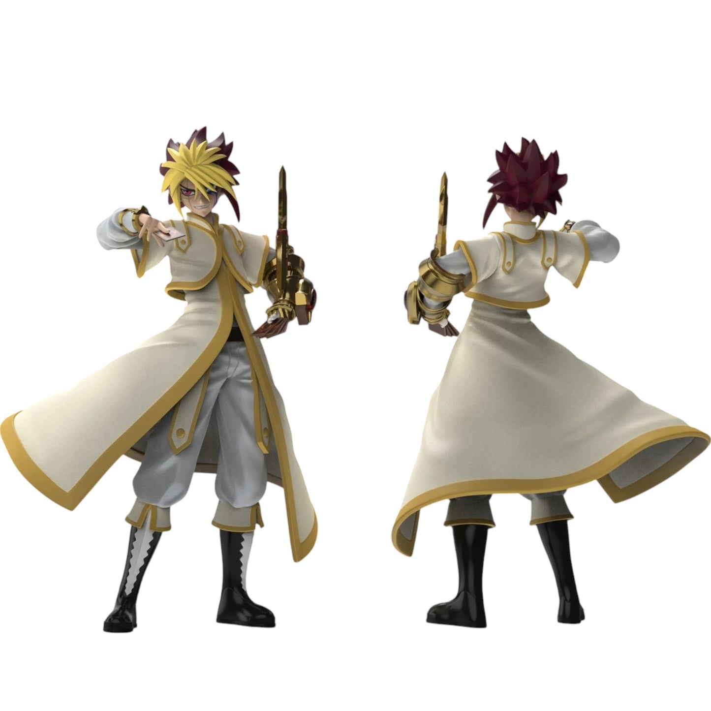 Preventa Resina Quattro Figura Yu-Gi-Oh! Divine Officer  Estudio