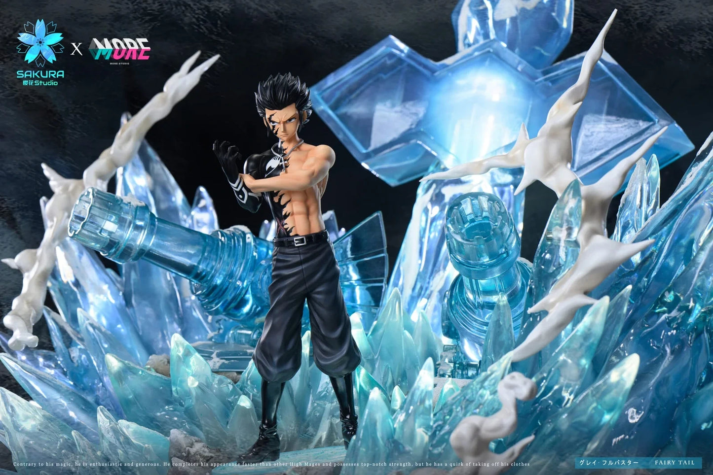 Preventa Resina Gray Fullbuster Figura Fairy Tail Sakura  Estudio