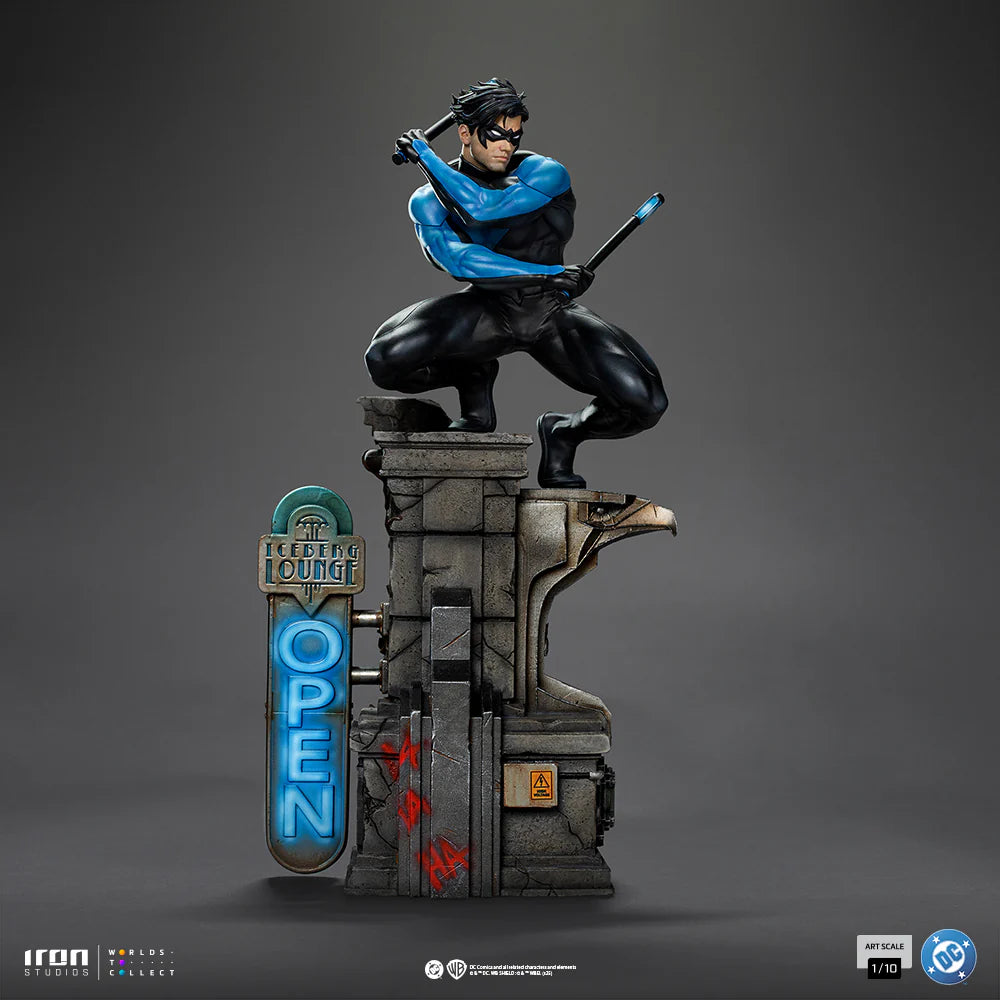 Preventa Resina Nightwing  Figura DC Comics Iron (Licencia) Estudio