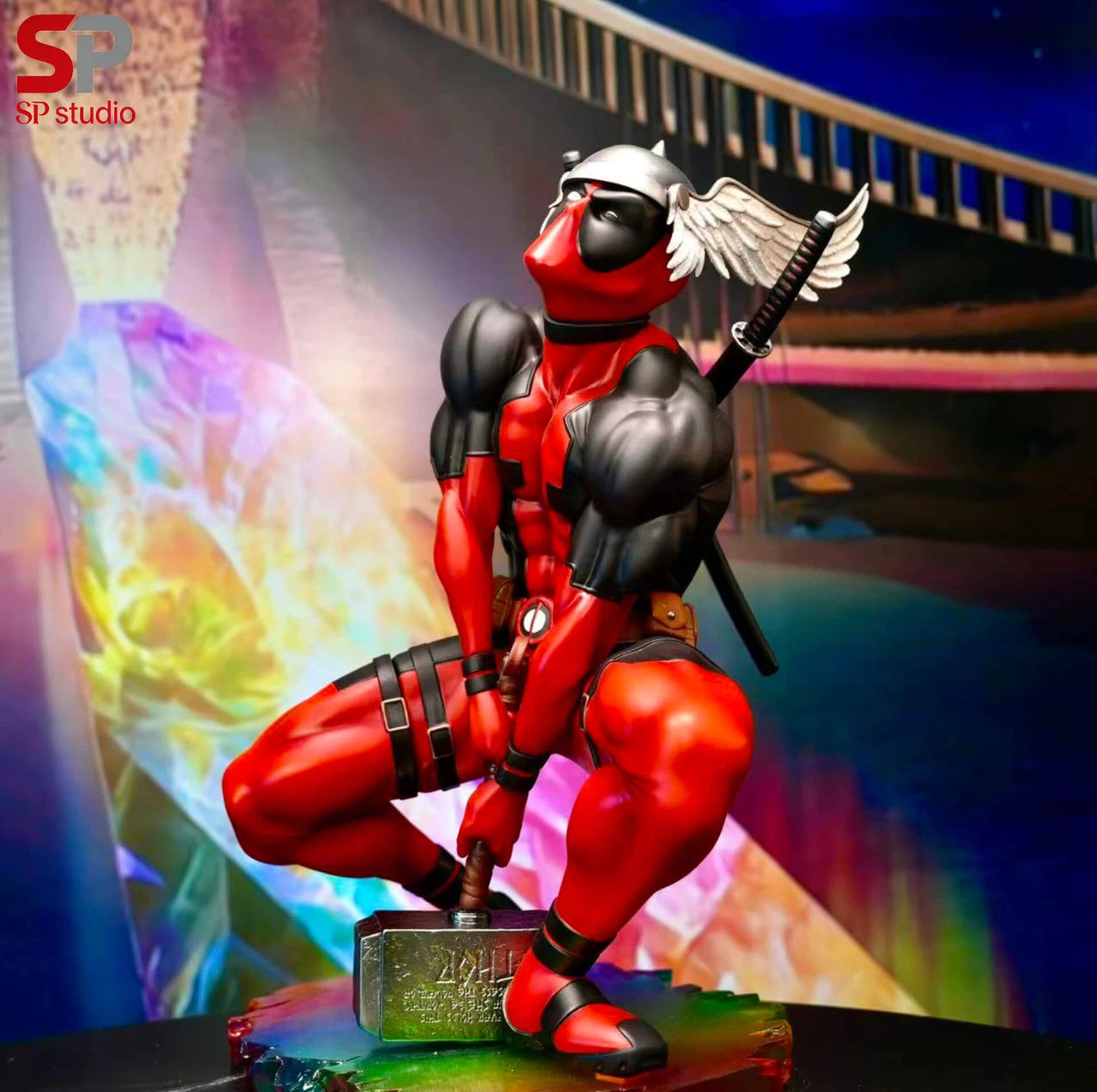 Preventa Resina Deadpool "Thor" Figura Marvel Comics 1/4 SP Estudio