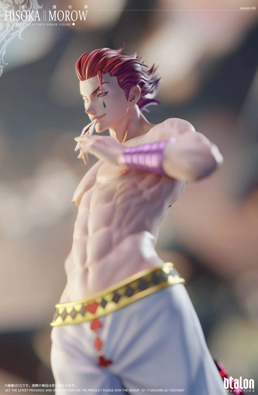 Preventa Resina Hisoka Morow Figura Hunter x Hunter DTalon Estudio