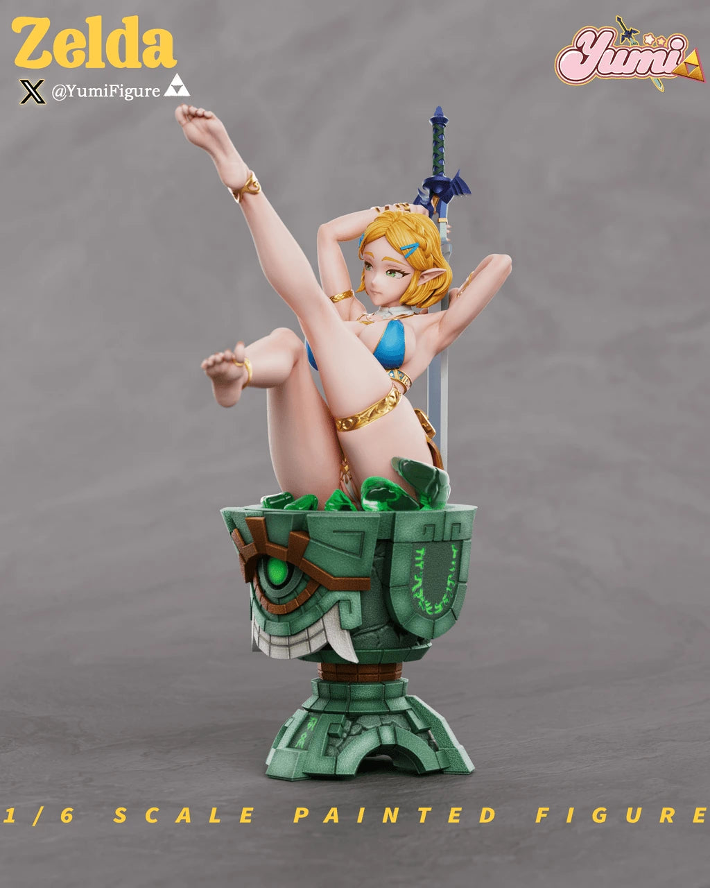 Preventa Resina Princesa Zelda Figura The Legend of Zelda Yumi  Estudio