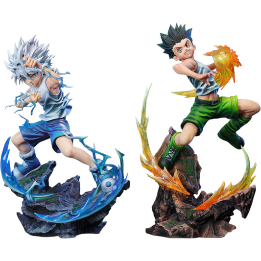Preventa Resina Killua & Gon Figura Hunter x Hunter AfterShock & Fibonacci Estudio