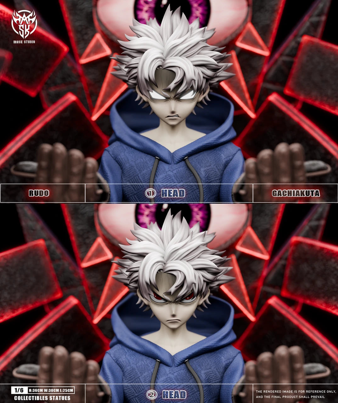 Preventa Resina Surebrec Rudo Figura Gachiakuta Mask  Estudio