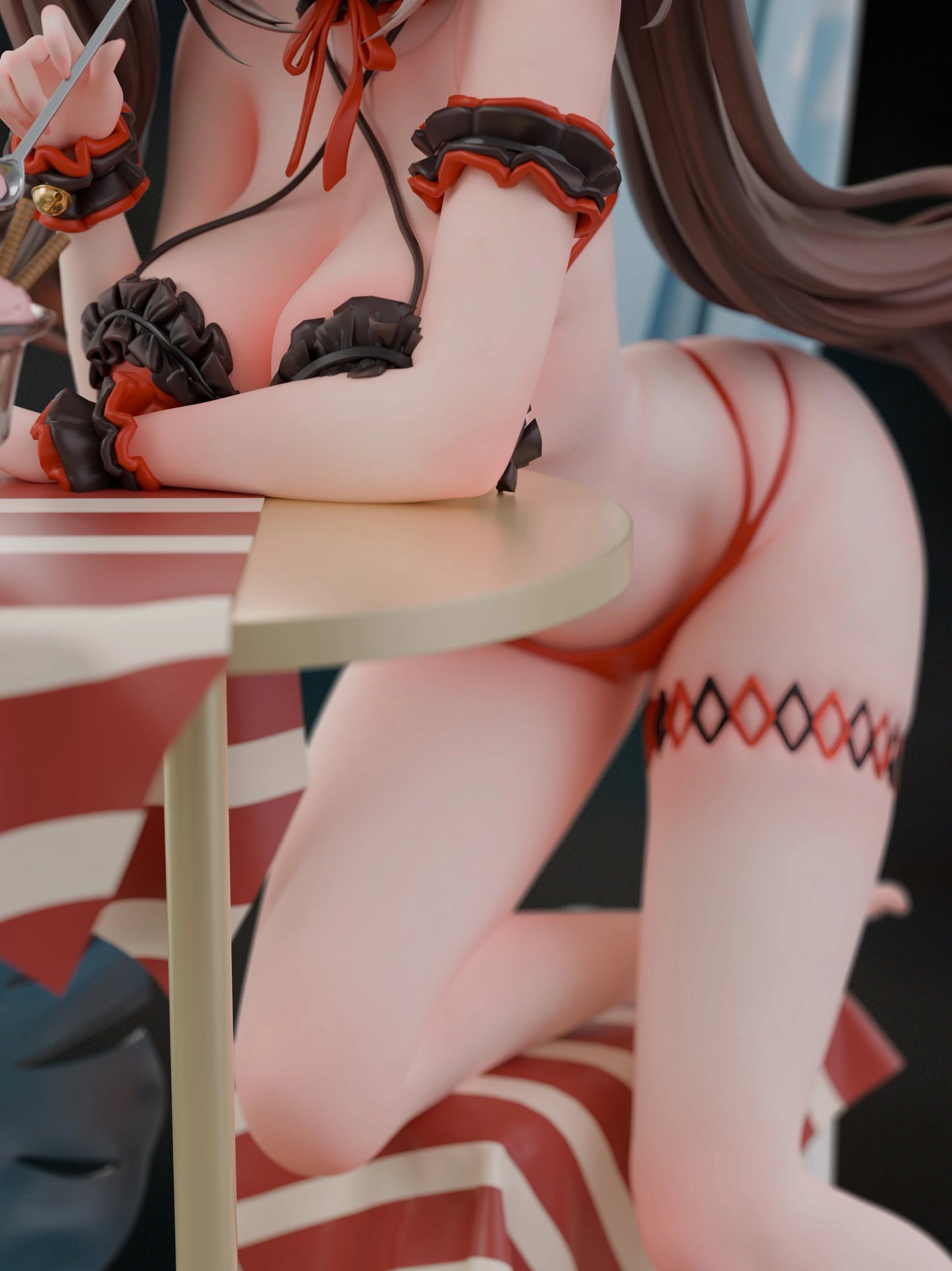 Preventa Resina Kurumi Tokisaki Figura Date A Live YaoMenMeng Estudio
