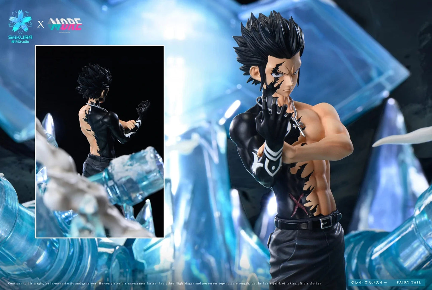 Preventa Resina Gray Fullbuster Figura Fairy Tail Sakura  Estudio
