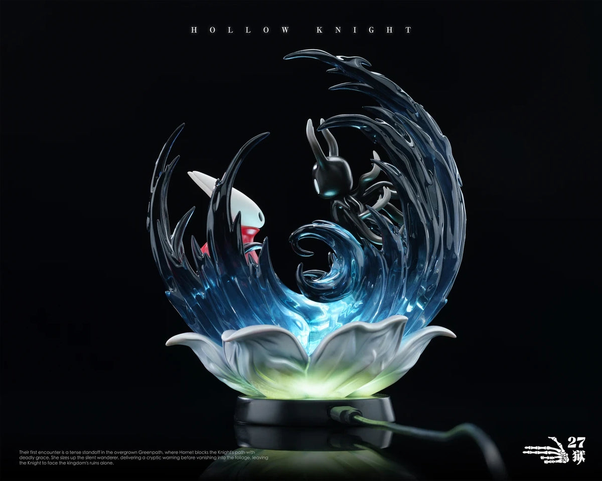Preventa Resina Silksong y Knight  Figura Hollow Knight: Silksong 27Abyss Estudio