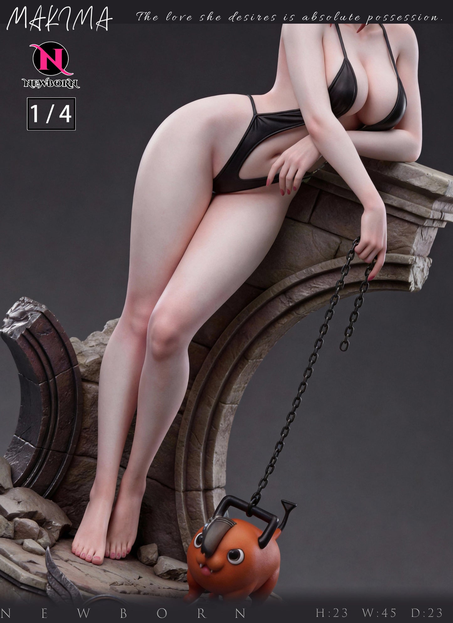 Preventa Resina Makima Figura Chainsaw Man NewBorn Estudio