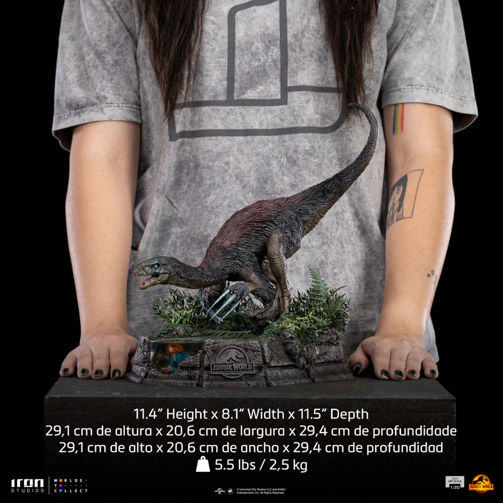 Preventa Resina Therizinosaurus Figura Jurassic World: Dominio  Iron (Licencia) Estudio