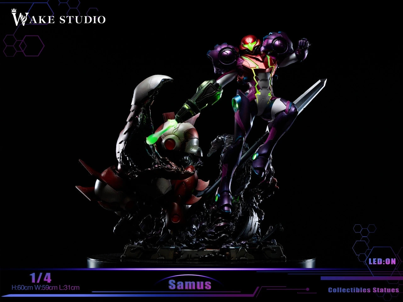 Preventa Resina Samus Figura Metroid Wake Estudio