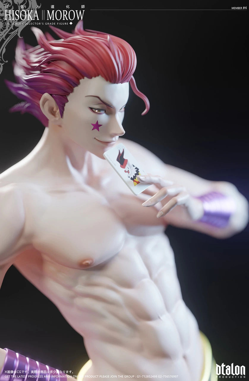 Preventa Resina Hisoka Morow Figura Hunter x Hunter DTalon Estudio