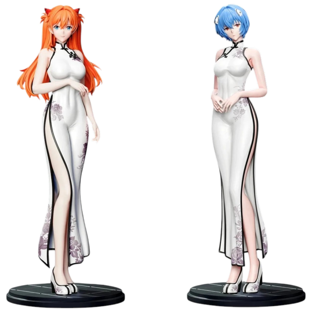 Preventa Resina Asuka & Rei Figura Evangelion BBSD  Estudio