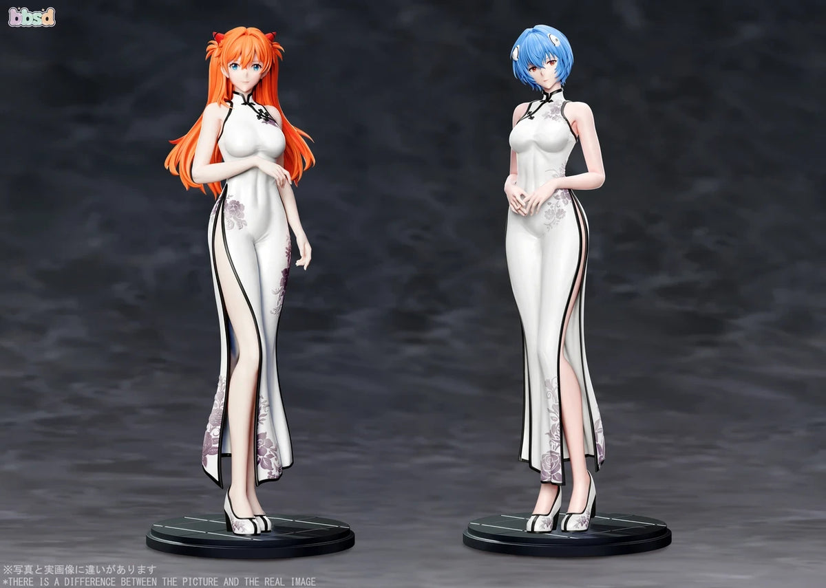 Preventa Resina Asuka & Rei Figura Evangelion BBSD  Estudio