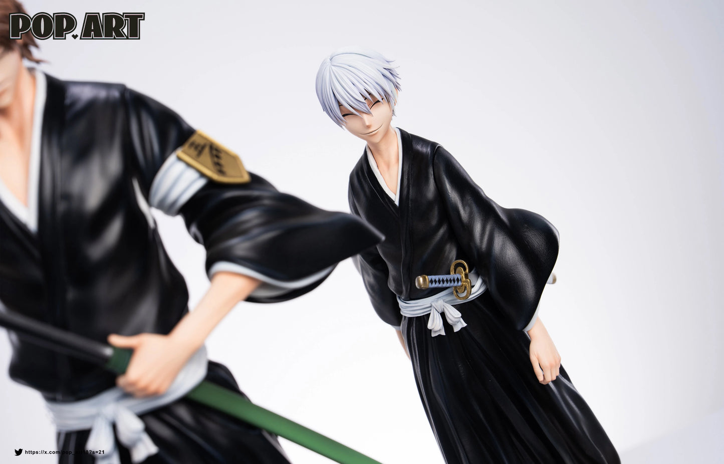 Preventa Resina Aizen & Ichimaru Gin Figura Bleach POP.ART  Estudio