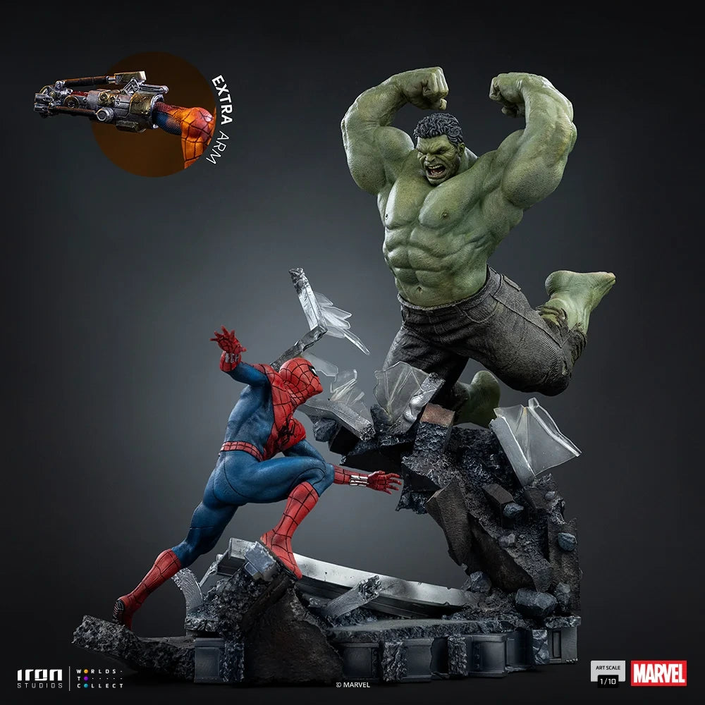 Preventa Resina Spider-Man vs Hulk Figura Spider-Man: Brand New Day  1/6 Iron Estudio (Licencia)