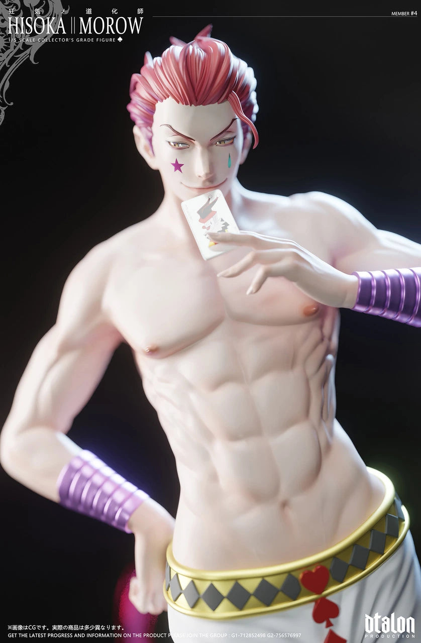 Preventa Resina Hisoka Morow Figura Hunter x Hunter DTalon Estudio