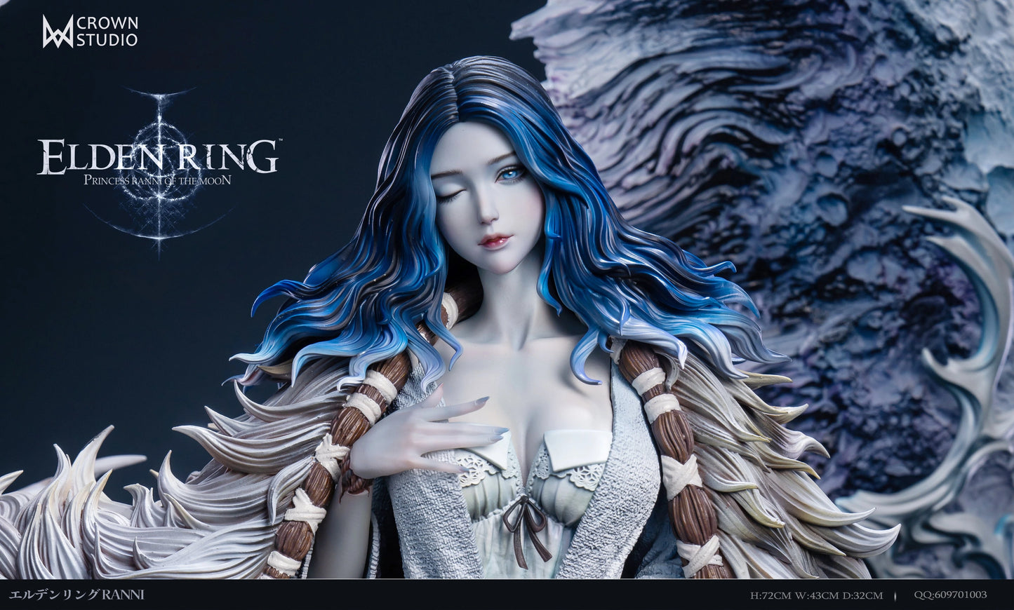 Preventa Resina Ranni Figura Elden Ring Crow Estudio