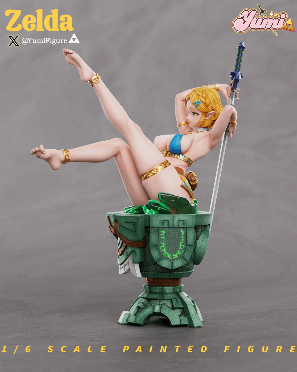 Preventa Resina Princesa Zelda Figura The Legend of Zelda Yumi  Estudio