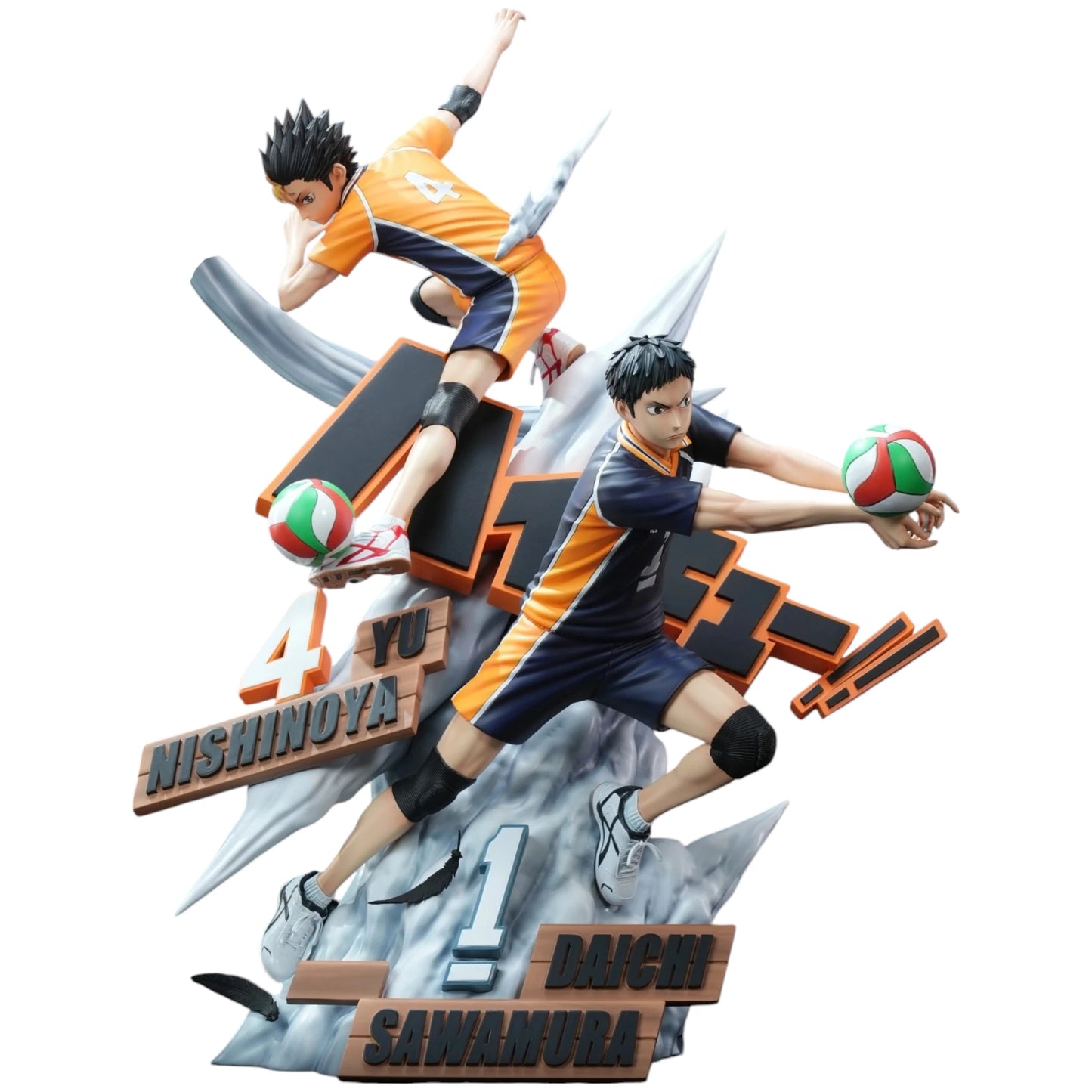 Preventa Resina Yu Nishinoya & Daichi Sawamura Figura Haikyū!!  Hikari Estudio