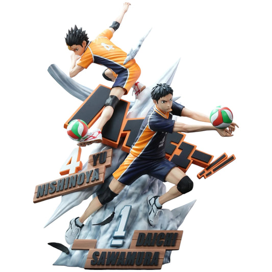 Preventa Resina Yu Nishinoya & Daichi Sawamura Figura Haikyū!!  Hikari Estudio