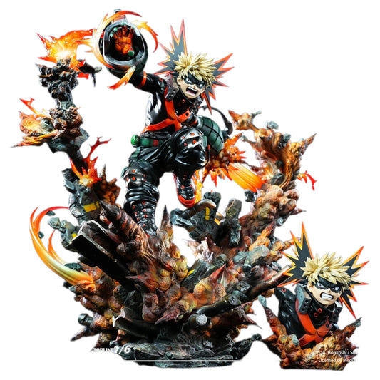 Preventa Resina Katsuki Bakugo & Midoriya Izuku Figura My Hero Academia XFirre & X1ART (Licencia) Estudio