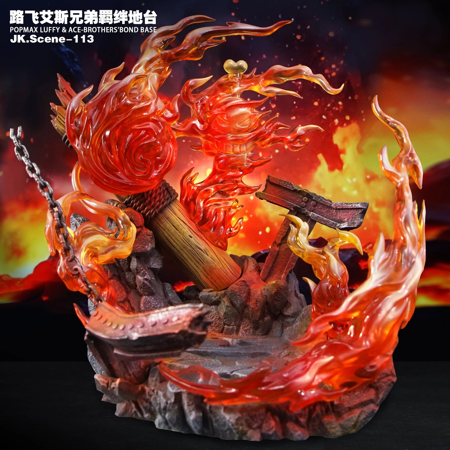 Preventa Resina Brothers Base Figura One Piece JacksDo Estudio