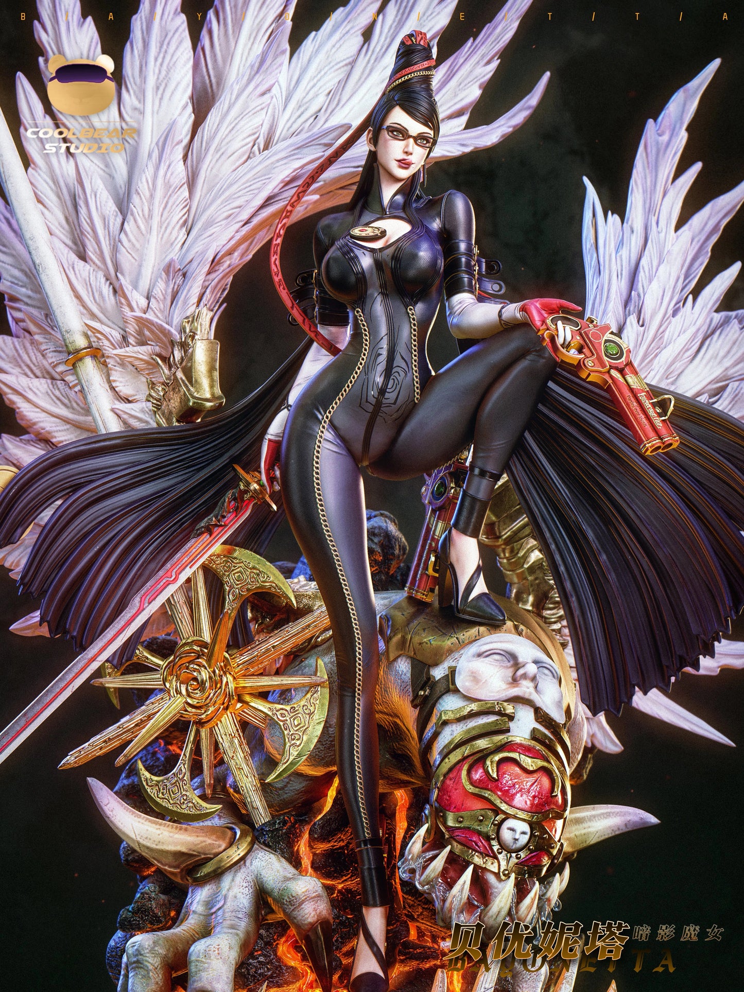 Preventa Resina Bayonetta Figura Bayonetta Coolbear  Estudio