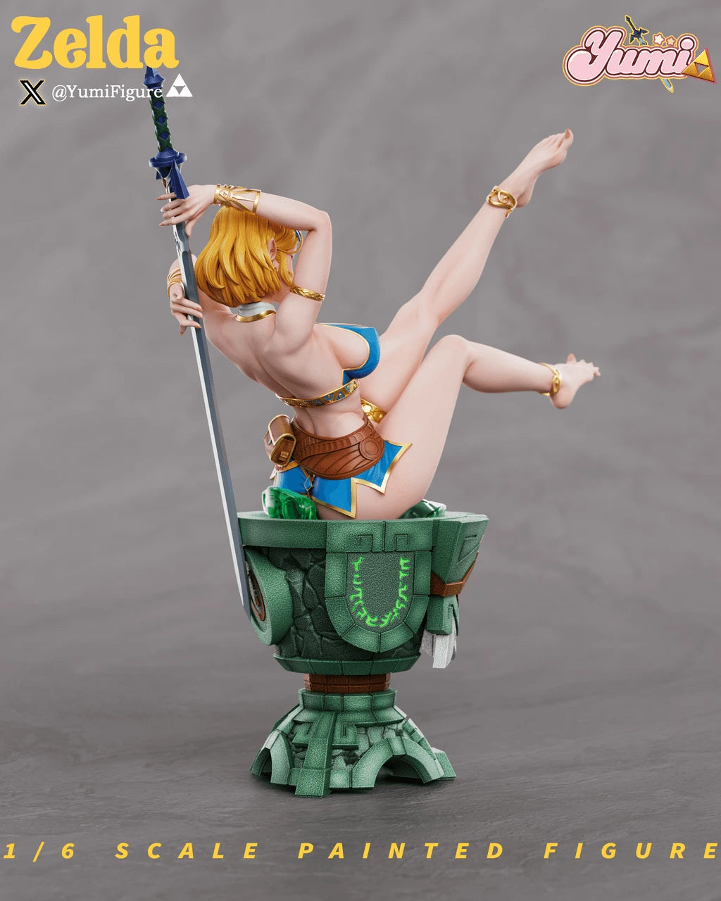 Preventa Resina Princesa Zelda Figura The Legend of Zelda Yumi  Estudio
