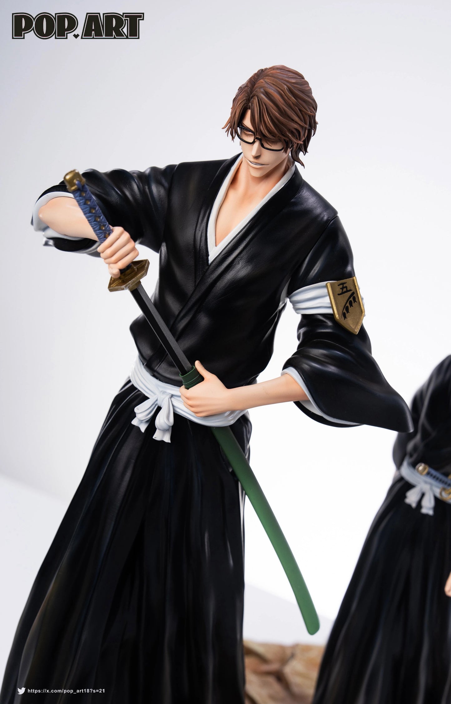 Preventa Resina Aizen & Ichimaru Gin Figura Bleach POP.ART  Estudio