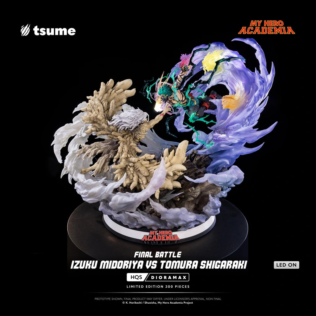 Preventa Resina Izuku Midoriya vs Tomura Shigaraki Figura My Hero Academia  Tsume Art (Licencia) Estudio