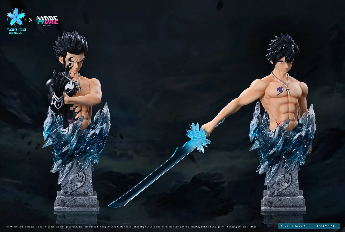Preventa Resina Gray Fullbuster Figura Fairy Tail Sakura  Estudio