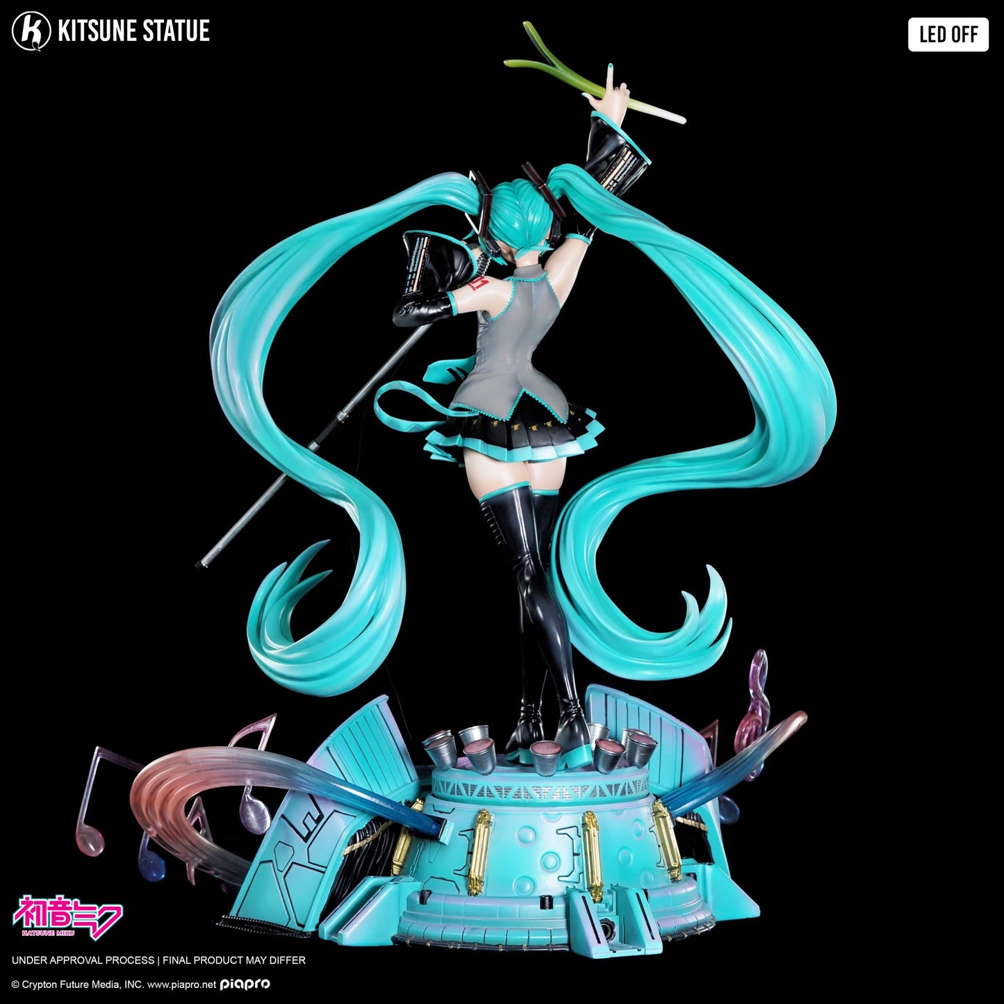 Preventa Resina Hatsune Miku Figura Vocaloid Kitsune Estudio