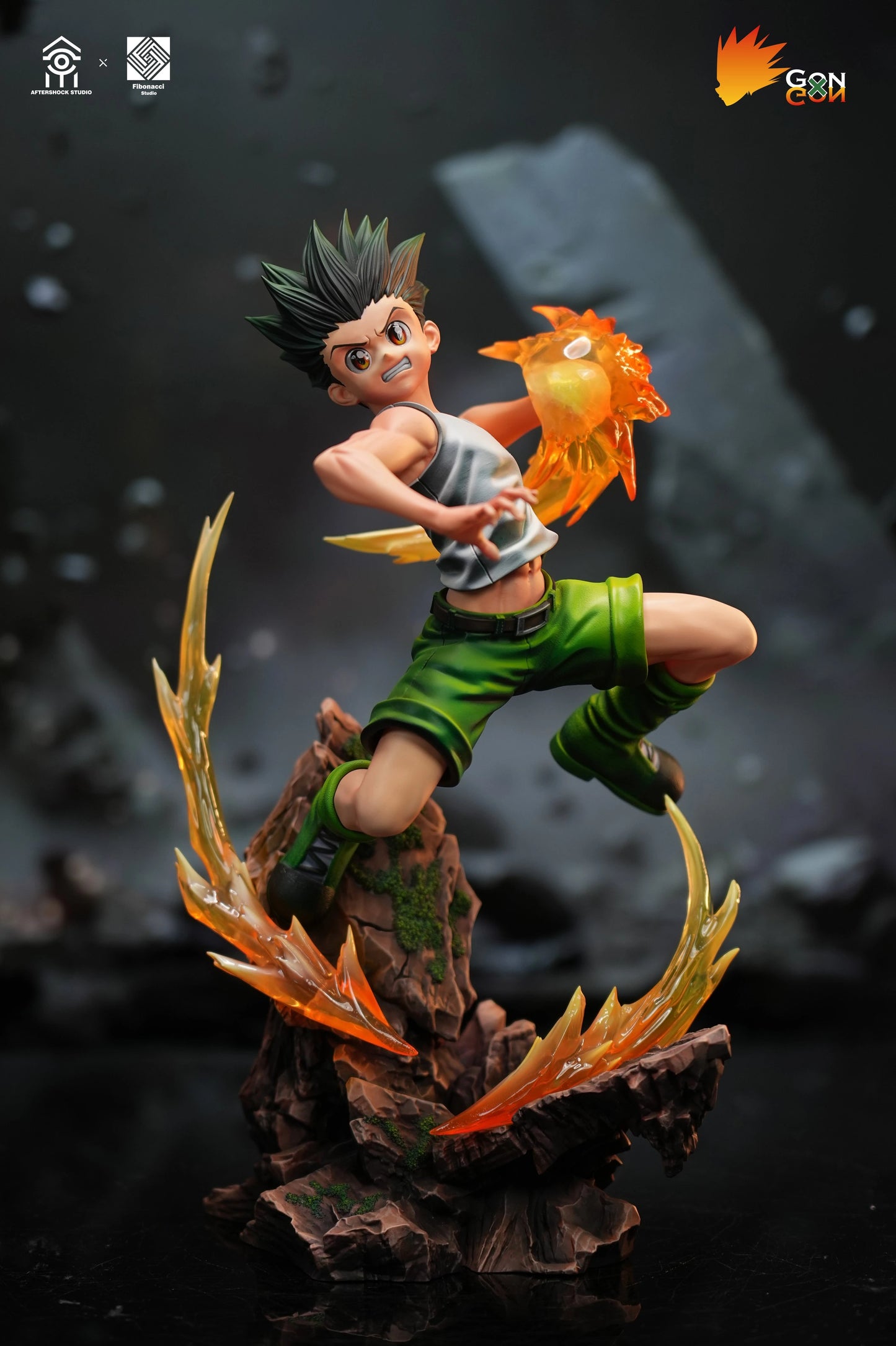 Preventa Resina Killua & Gon Figura Hunter x Hunter AfterShock & Fibonacci Estudio