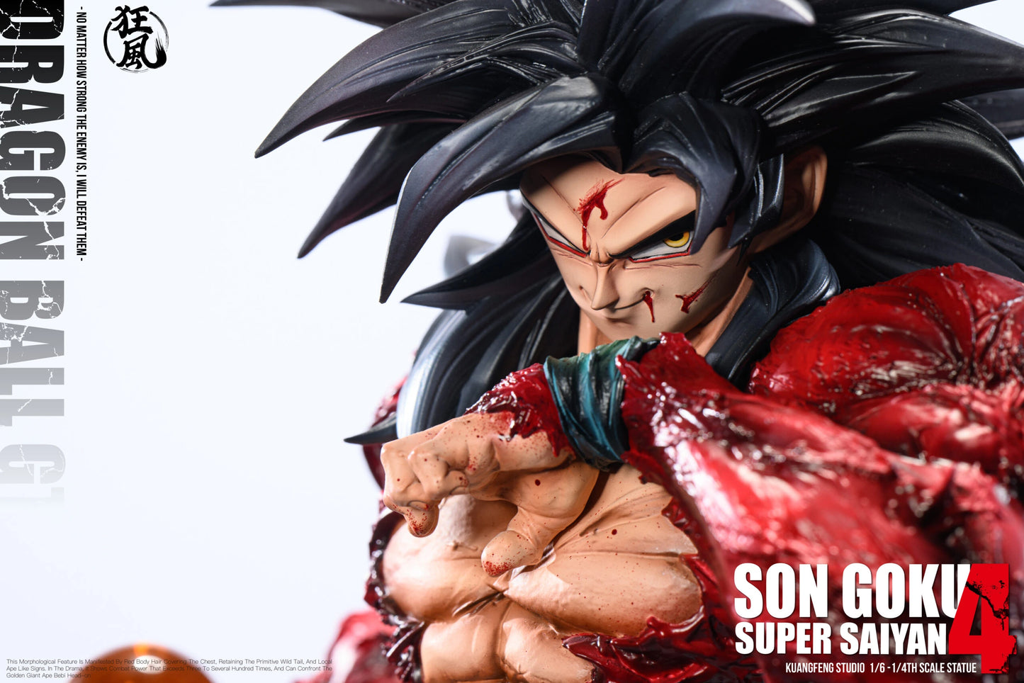 Preventa Resina Goku "SSJ4" Figura Dragon Ball Kuangfeng Estudio