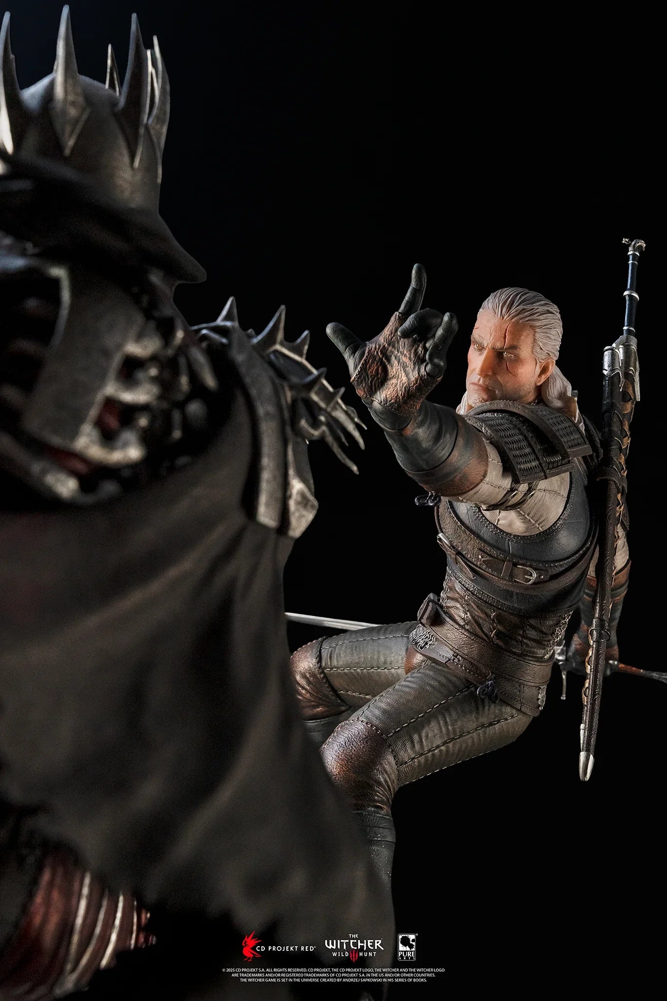 Preventa Resina Geralt vs Eredin Figura The Witcher 3 Pure Arts (Licencia) Estudio