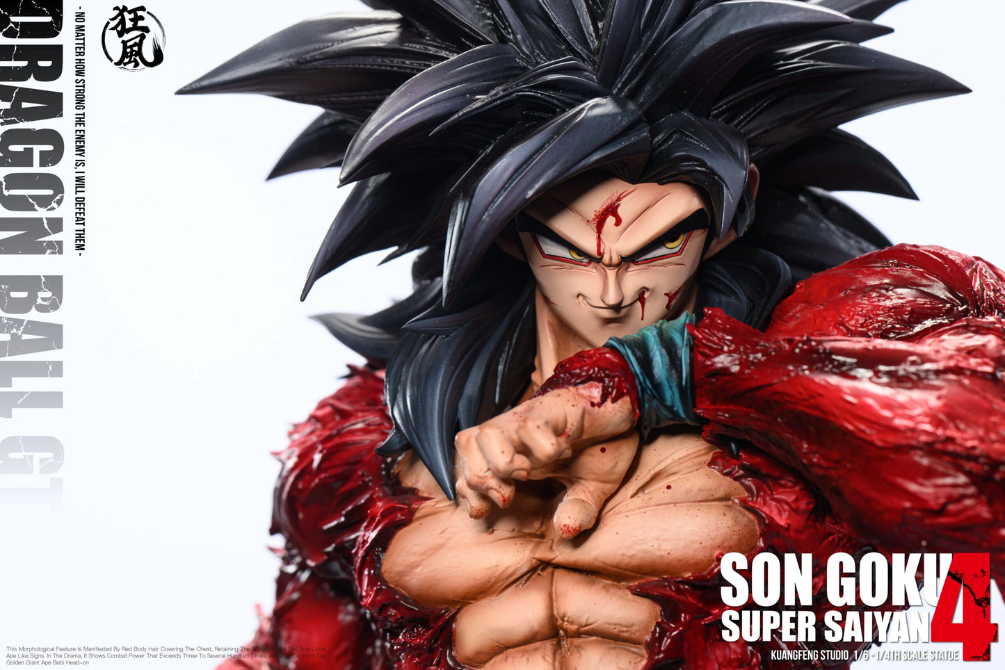 Preventa Resina Goku "SSJ4" Figura Dragon Ball Kuangfeng Estudio
