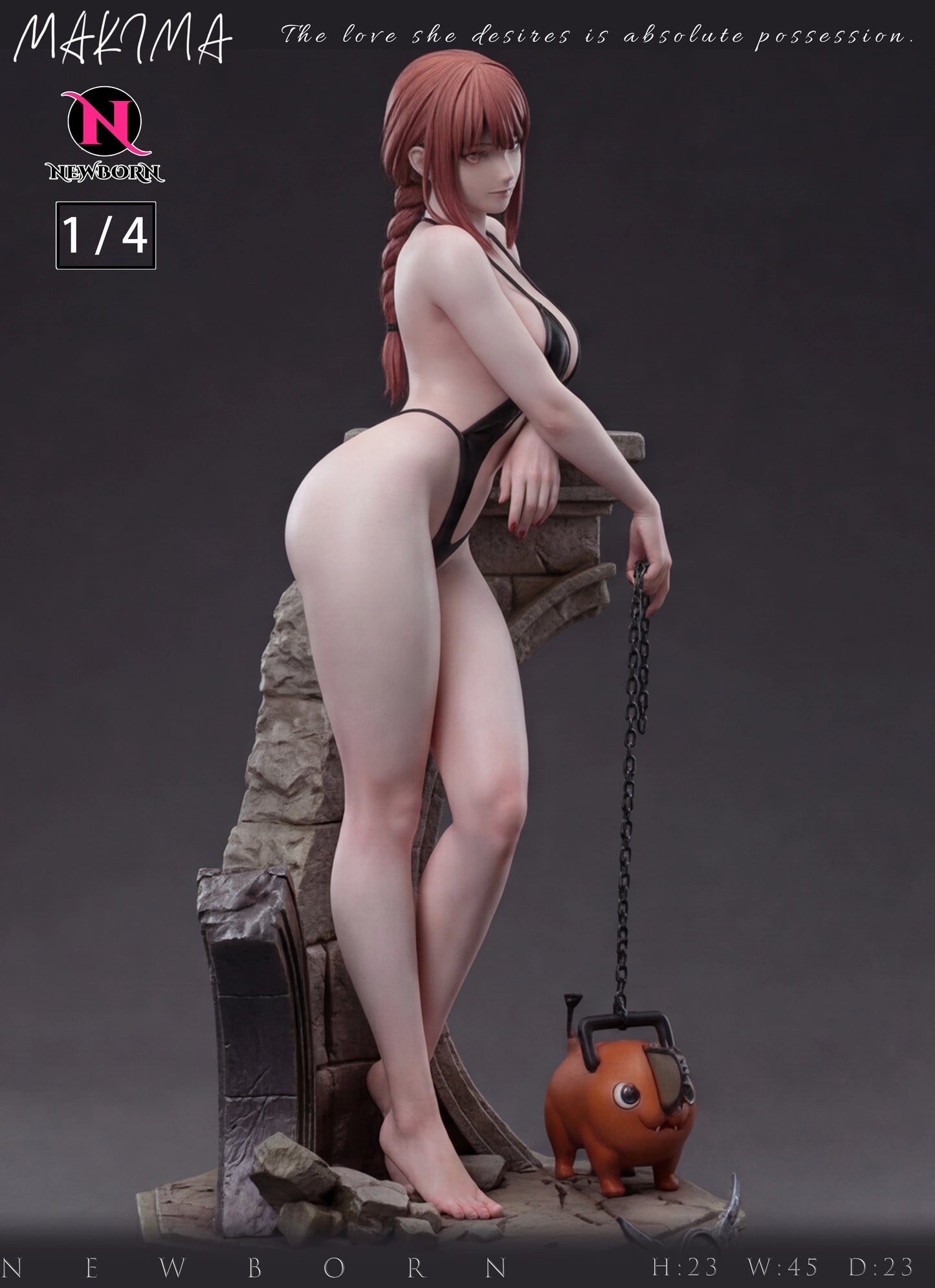 Preventa Resina Makima Figura Chainsaw Man NewBorn Estudio