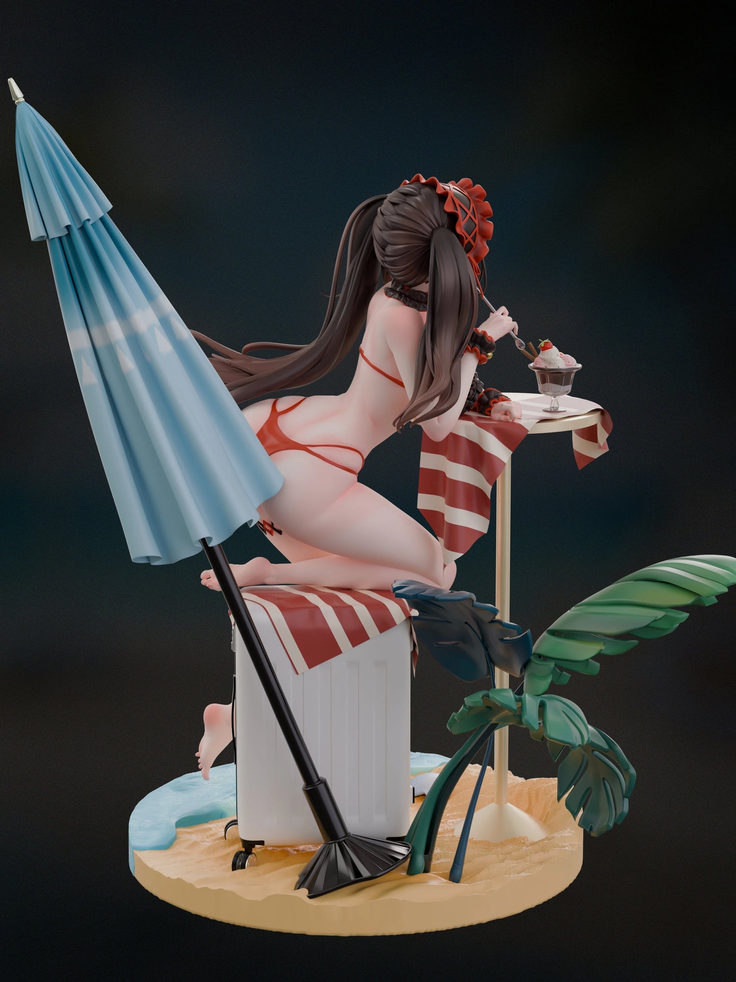 Preventa Resina Kurumi Tokisaki Figura Date A Live YaoMenMeng Estudio