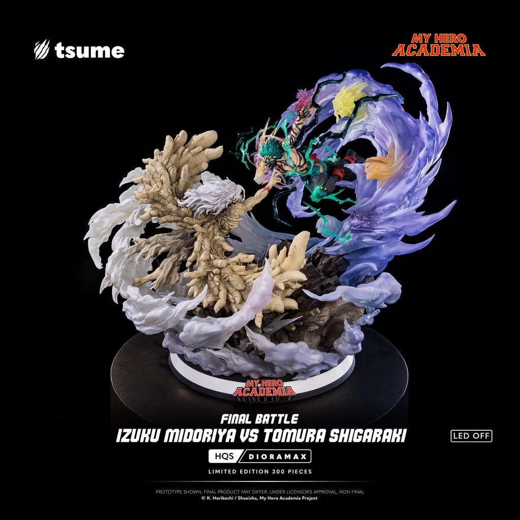 Preventa Resina Izuku Midoriya vs Tomura Shigaraki Figura My Hero Academia  Tsume Art (Licencia) Estudio