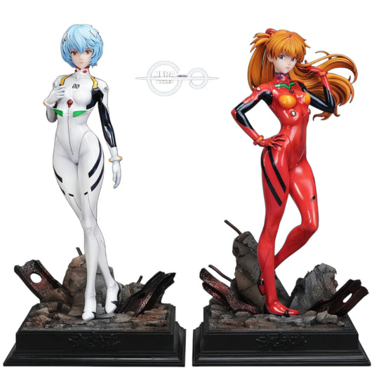 Preventa Resina Ayanami Rei & Asuka Langley Figura Evangelion HeRa Estudio