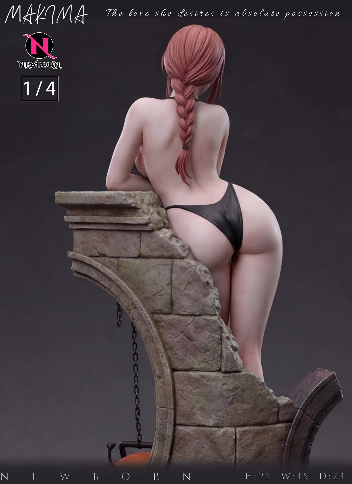 Preventa Resina Makima Figura Chainsaw Man NewBorn Estudio