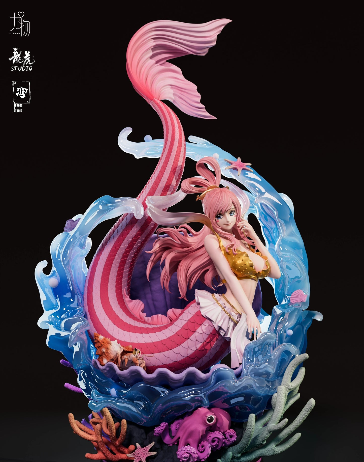 Preventa Resina Shirahoshi Figura One Piece YouWu & LongHu & Spades K Estudio